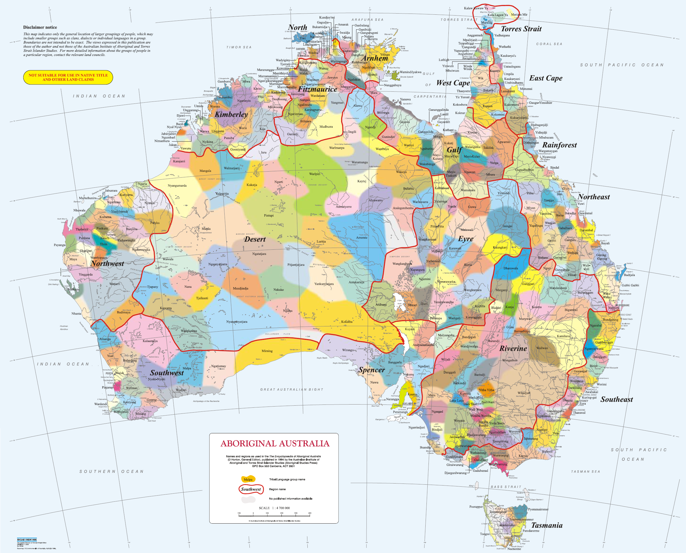 ABC's Aboriginal Australia map